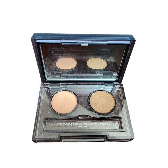 Elizabeth‎ Arden Color Intrigue Eyeshadow Duo (Aura / Topaz) ~ NEW - Picture 1 of 2